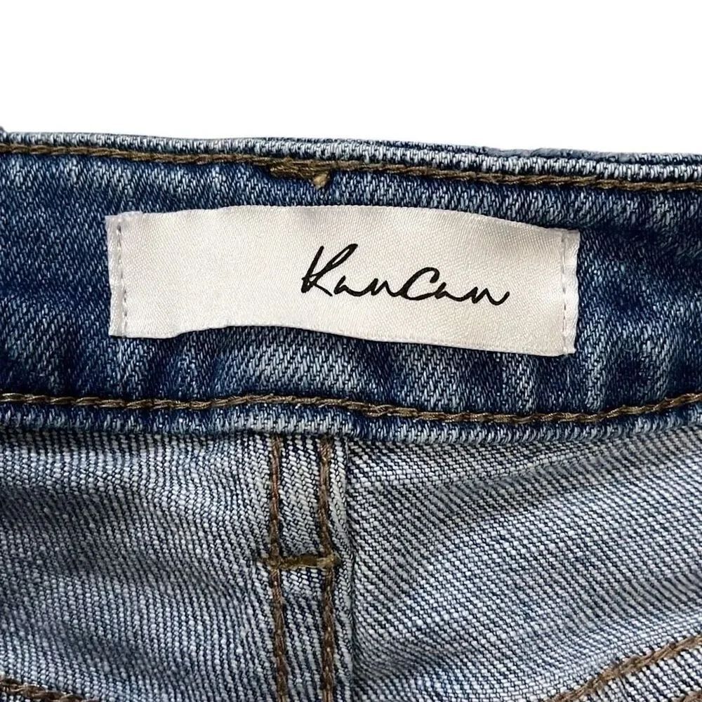 KanCan Distressed Cheetah Jeans - Picture 8 of 11